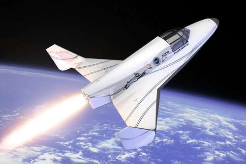 Vítěz poletí do vesmíru letadlem XCOR Lynx Mark II.