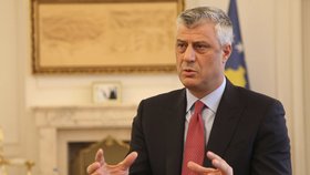 Kosovský prezident Hashim Thaçi