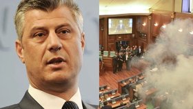 Kosovo povede Hashim Thaçi. Opozice v parlamentu vypustila slzný plyn.