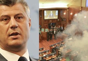 Kosovo povede Hashim Thaçi. Opozice v parlamentu vypustila slzný plyn.