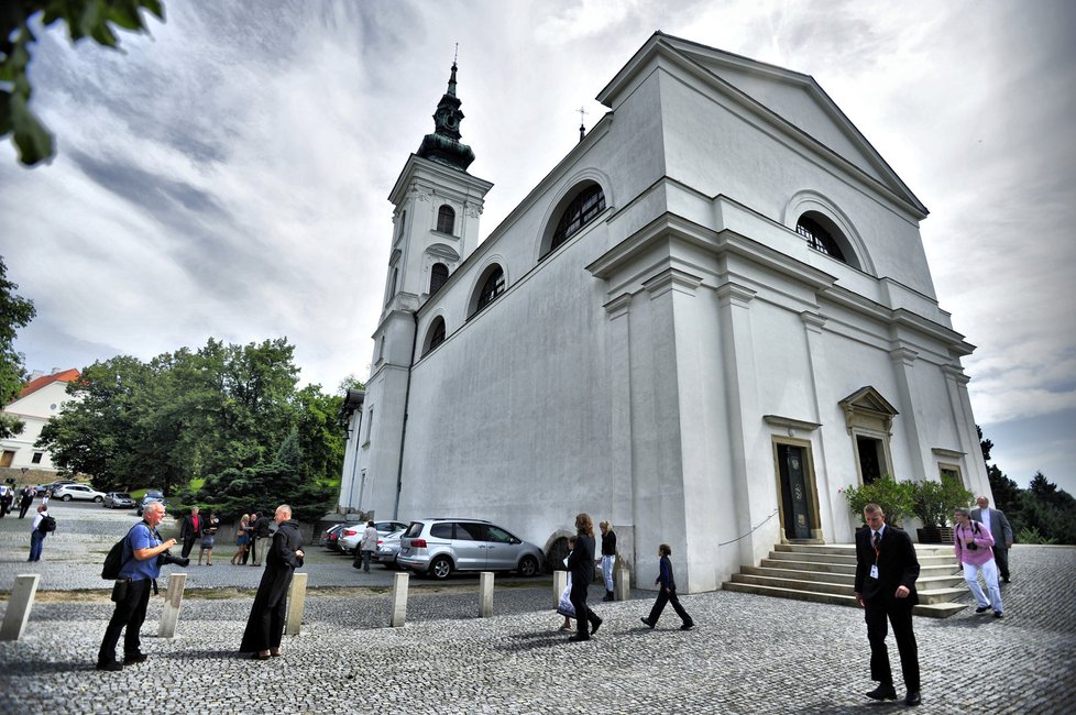 Kostel ve Vranově u Brna, kde budou snoubenci oddáni