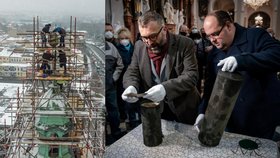 Ve schránkách kostela sv. Jana a Pavla ve Frýdku-Místku byly například dobové mince, plán opravy kostela z roku 1914, novinový článek o válečné mobilizaci či tehdejší fotografie a kost sv. Valentýna.