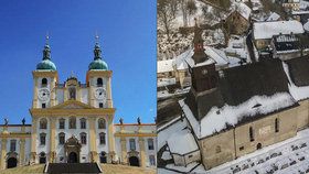 Svatý kopeček v Olomouci a Kostel Nejsvětější Trojice v Klášterci nad Orlicí