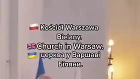 V polském kostele kněz pustil píseň na podporu Ukrajiny: V ruském rozdávají nechutné letáky