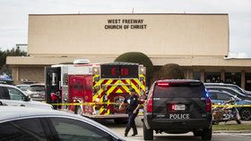 Po střelbě v texaském kostele na předměstí Fort Worth zůstali mrtví (29. 12. 2019)