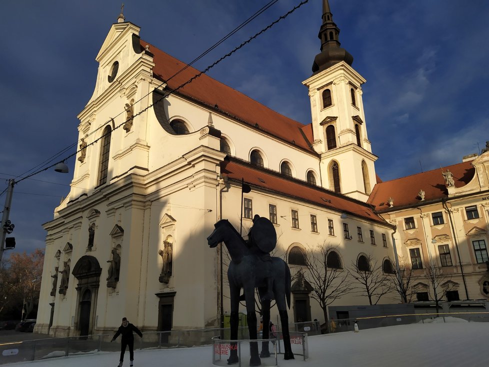 Kostel. sv. Tomáše v Brně.