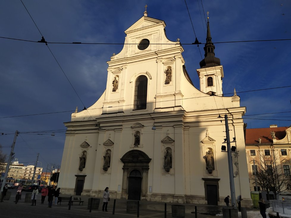Kostel. sv. Tomáše v Brně.