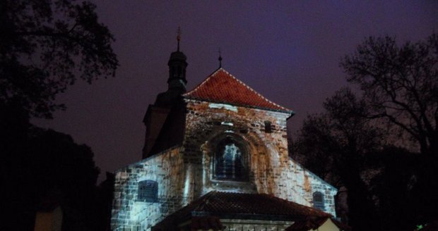 Fasádu kostela sv. Václava oživí multimediální audiovizuální projekce.