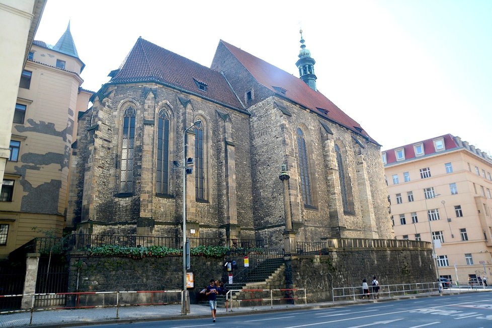 Kostel sv. Václava kousek od Karláku