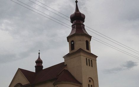 Kostel, kde měl Jozef V. zvonit a byl i zadržen.  