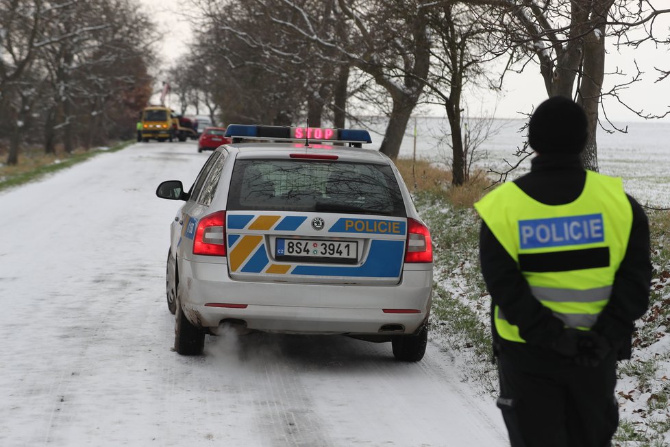 Tragická nehoda u Kostelce nad Černými lesy