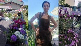 Kreativní Tereza Kostková: Provence na terase! Stolek ze starého bicyklu 