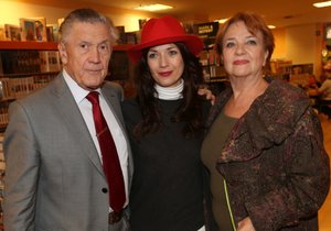 Tereza Kostková s rodiči