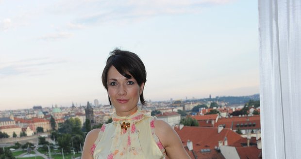 Tereza Kostková na párty ve Ville Richter