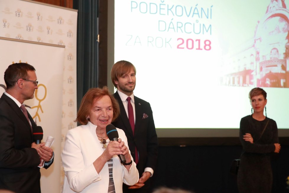 Galavečer pro dárce kostní dřeně: Livia Klausová a Adam Vojtěch (26. 4. 2019)