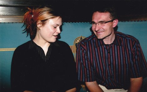 Jana Vršecká při setkání se svým zachráncem.