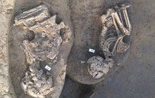 Archeologové v Předmostí na Přerovsku odkryli unikátní hroby: Kostry dětí  pohřbené  ve spižírně!