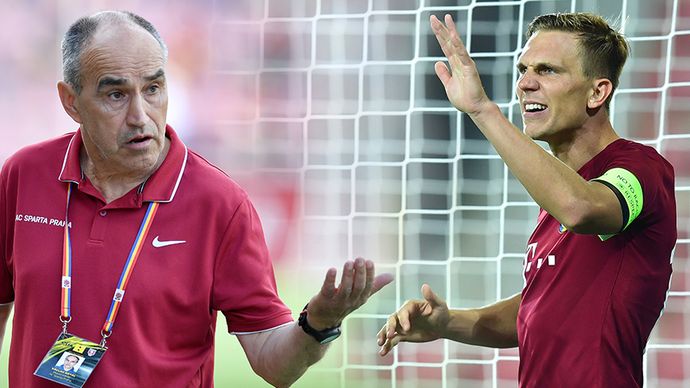 Vztahy mezi legendou Sparty Bořkem Dočkalem a trenérem Václavem Kotalem nejsou poidle zdrojů Blesku právě ideální