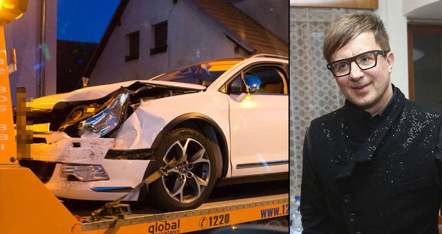 Petr Kotvald měl autonehodu! Ve vesnici kousek za Prahou se střetl s jiným vozem