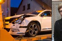 Petr Kotvald měl autonehodu! Ve vesnici kousek za Prahou se střetl s jiným vozem