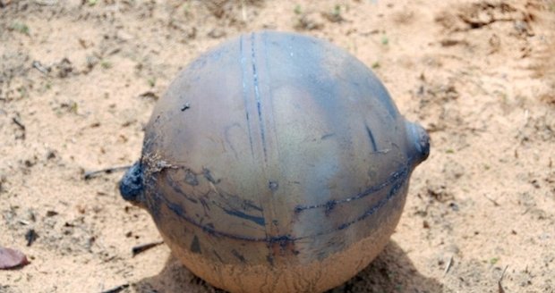 Tato koule vyděsila lidi v africké Namibii
