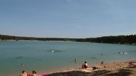 Lhota - Jezero a koupaliště