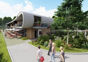 Po diskuzi s místními magistrát upravil podobu projektu na rekontrukci koupaliště v Motole