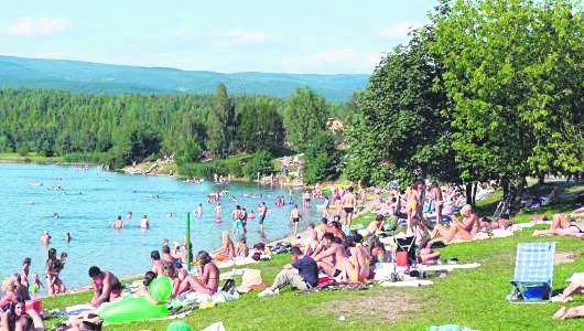 Barbora vodní nádrž, Oldřichov u Duchcova, Teplicko