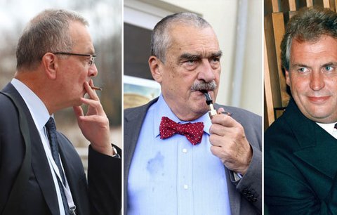 Chcete přestat kouřit? Zeman i Kalousek se cigaret nevzdali, Merkelová a Obama ano
