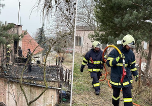 Při požáru domu v Kouřimi uhořela jeho majitelka. (†72)