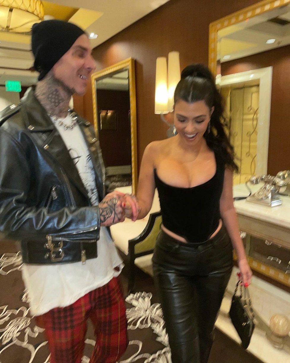 Kourtney Kardashian a Travis Barker