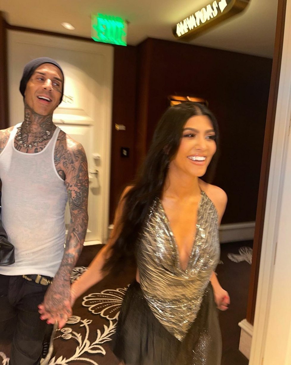 Kourtney Kardashian a Travis Barker