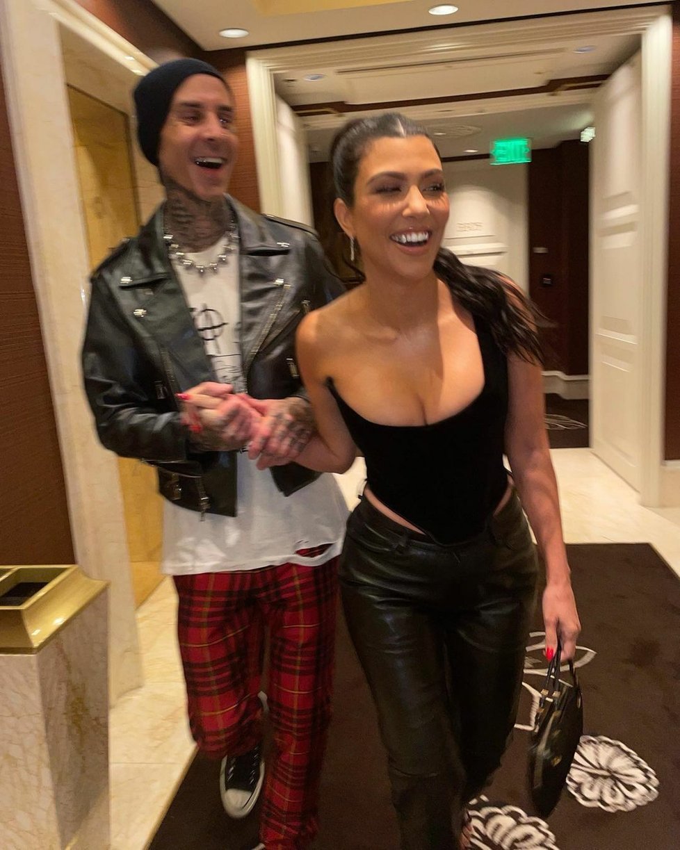 Kourtney Kardashian a Travis Barker