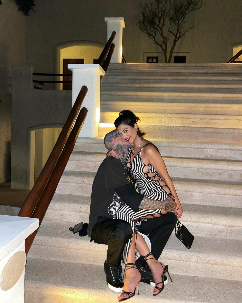 Kourtney Kardashian a Travis Barker