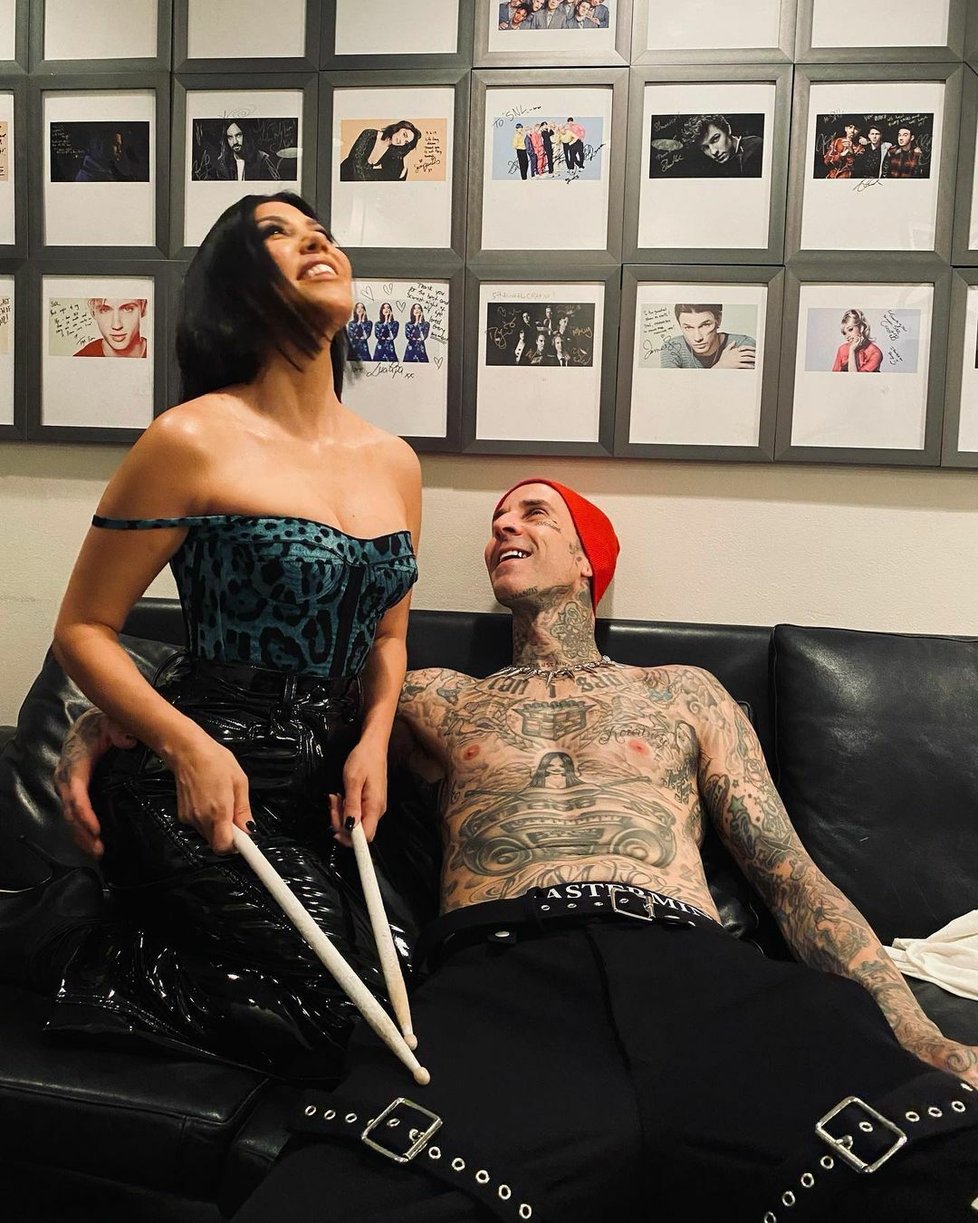 Kourtney Kardashianová a Travis Barker