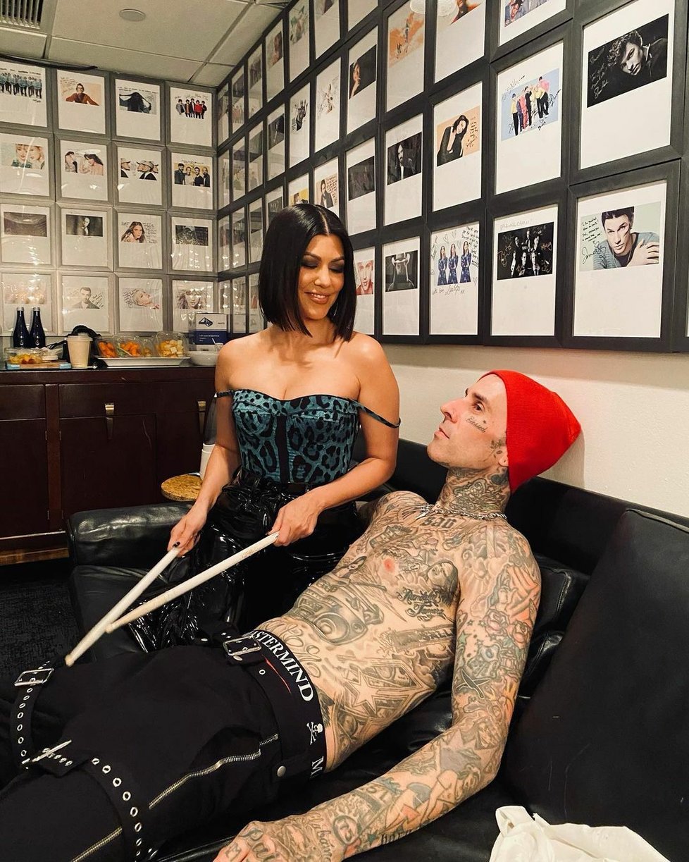 Kourtney Kardashianová a Travis Barker