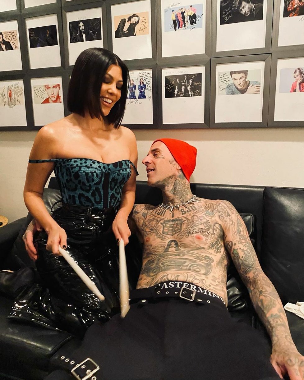 Kourtney Kardashianová a Travis Barker