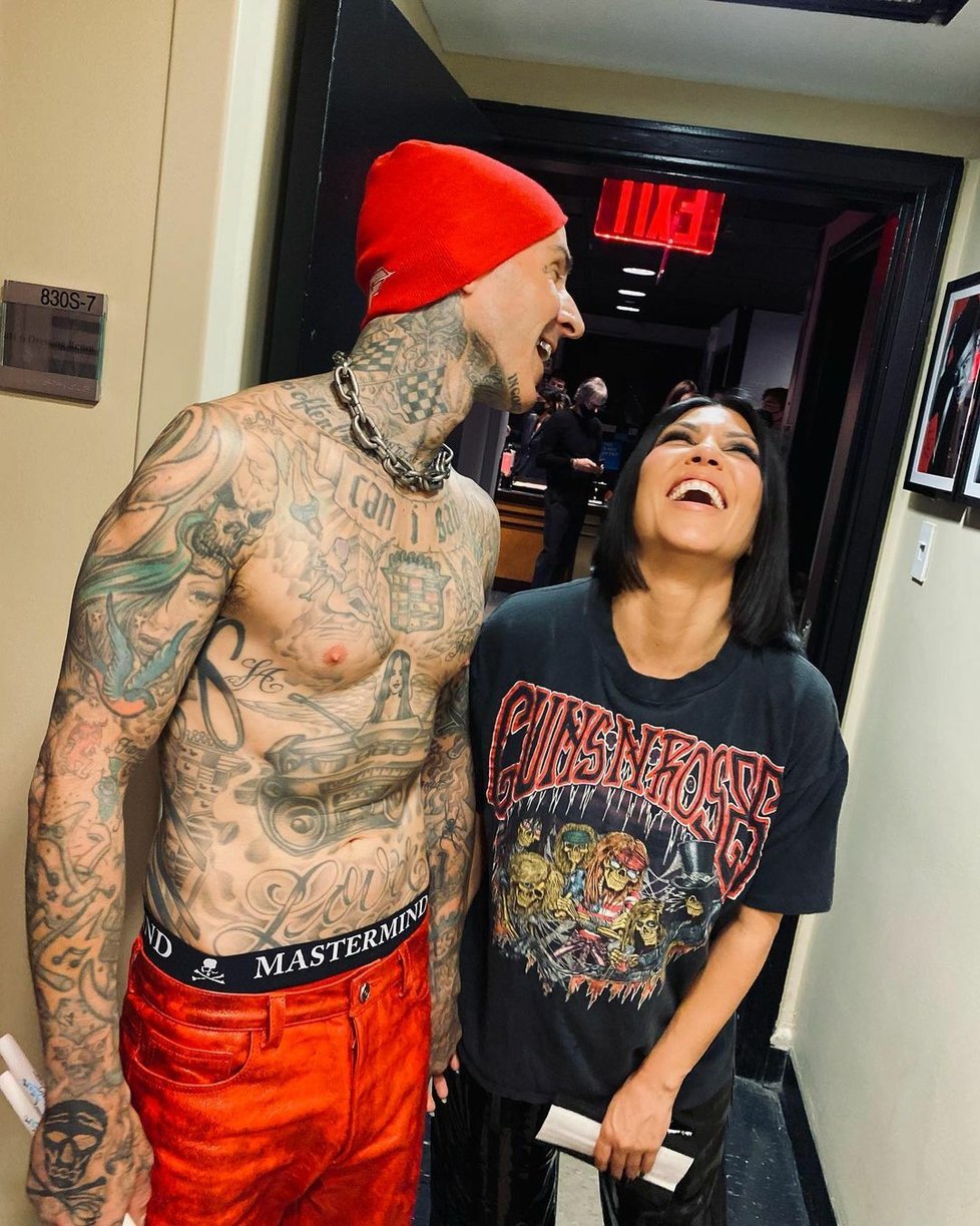 Kourtney Kardashian a Travis Barker