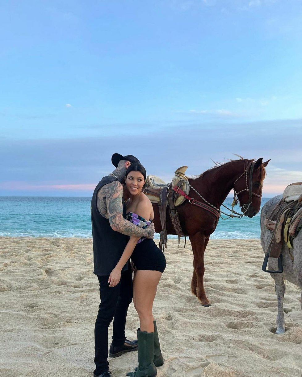 Kourtney Kardashian a Travis Barker