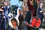 Svatba Travise Barkera a Kourtney Kardashianové se hemžila slavnými hosty.