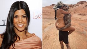 Kourtney Kardashian a její romantika v poušti