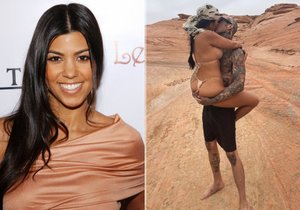 Kourtney Kardashian a její romantika v poušti