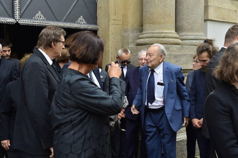 Poslední rozloučení s Josefem Kouteckým (†88): Onkolog Pavel Klener (13. 7. 2019)