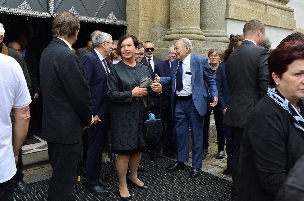 Poslední rozloučení s Josefem Kouteckým (†88): Onkolog Pavel Klener (13. 7. 2019)