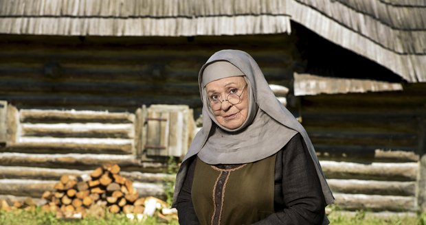 Jiřina Bohdalová v pohádce Kouzelník Žito.