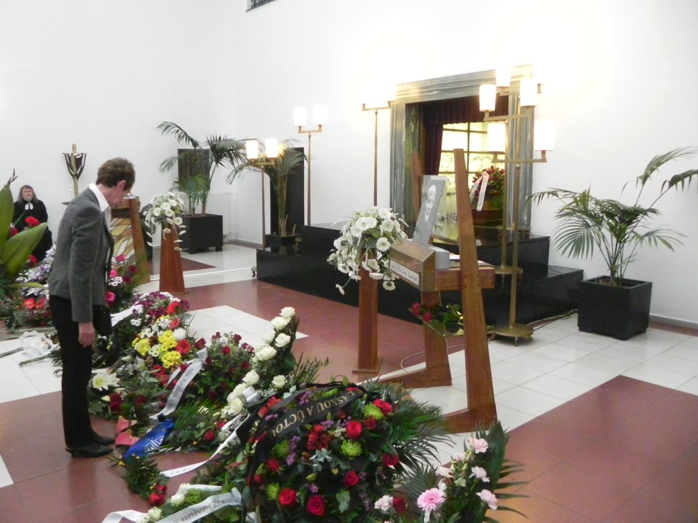 Pohřeb divadelníka Josefa Kovalčuka