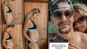 Miss Lucie Kovandová čeká miminko s hokejistu Petrem Holíkem
