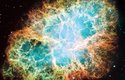 Krabí mlhovina v souhvězdí Býka je pozůstatkem supernovy z roku 1054