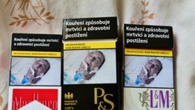 Na sporné fotografii na krabičkách cigaret se poznali hned tři muži - Čech, Němec a Rakušan.