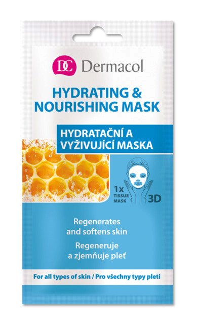 Dermacol hydratační a vyživující pleťová maska, 69 Kč